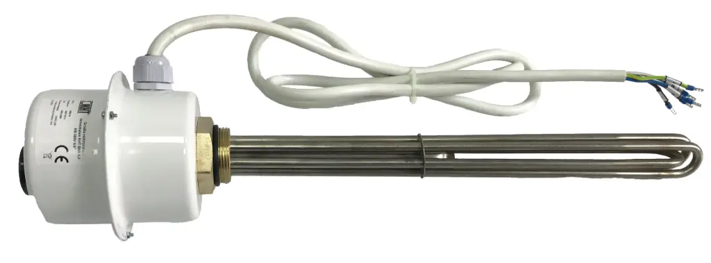 E-Heizstab mit Thermostat KHT BNR 6,0 kW 400V 6/4"