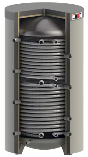 [HPhC121500GPPS] Buffer tank hygienic КНT HPh-12-1500-GP-PS