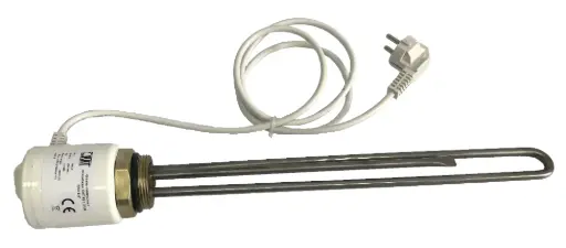 [W300064] E-Heizstab mit Thermostat KHT RS 3,0 kW 230V 6/4"