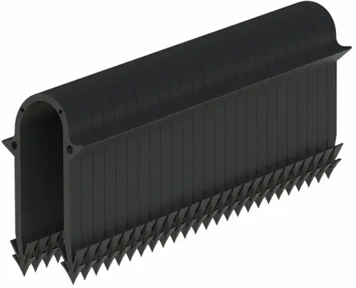 [000-KLI.OG.POD-60MM] Klipsy do takera czarne 60mm (250szt)