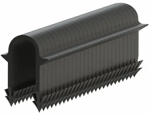 [F-6969465] Klipsy do takera czarne 50mm (300szt)